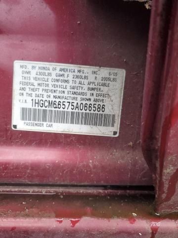 2005 Honda Accord ex