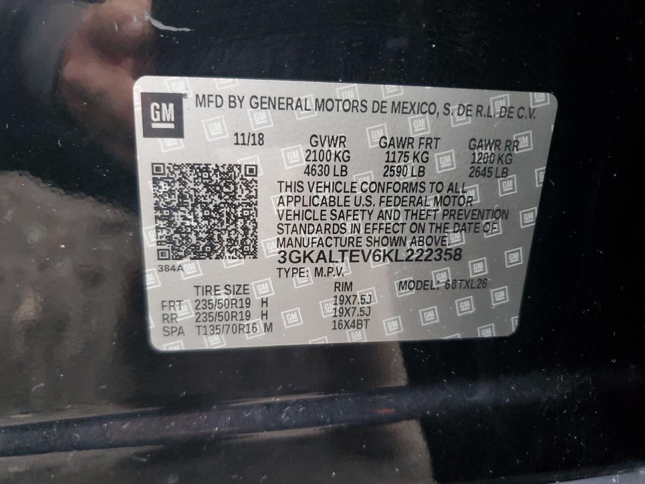 2019 GMC Terrain sle