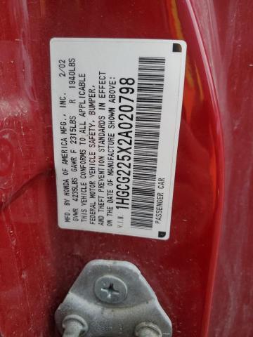 2002 Honda Accord ex