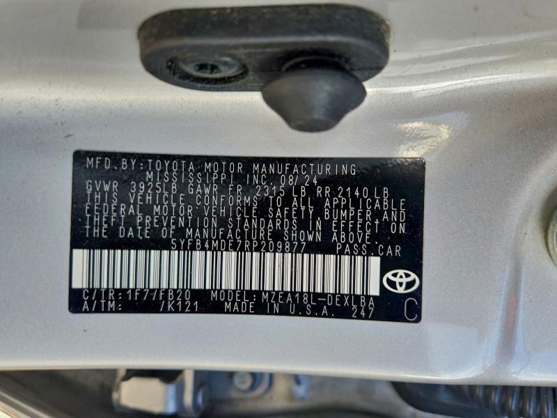 2024 Toyota Corolla le