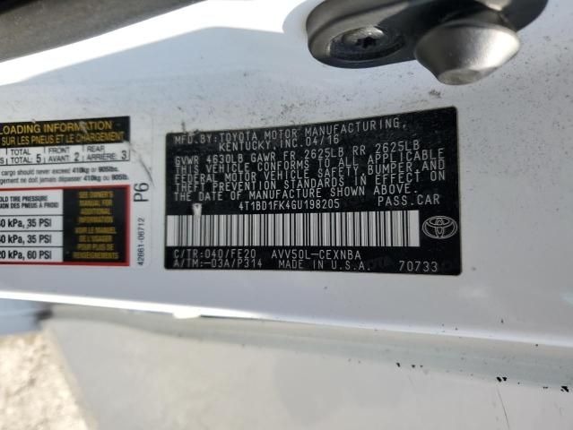 2016 Toyota Camry Hybrid