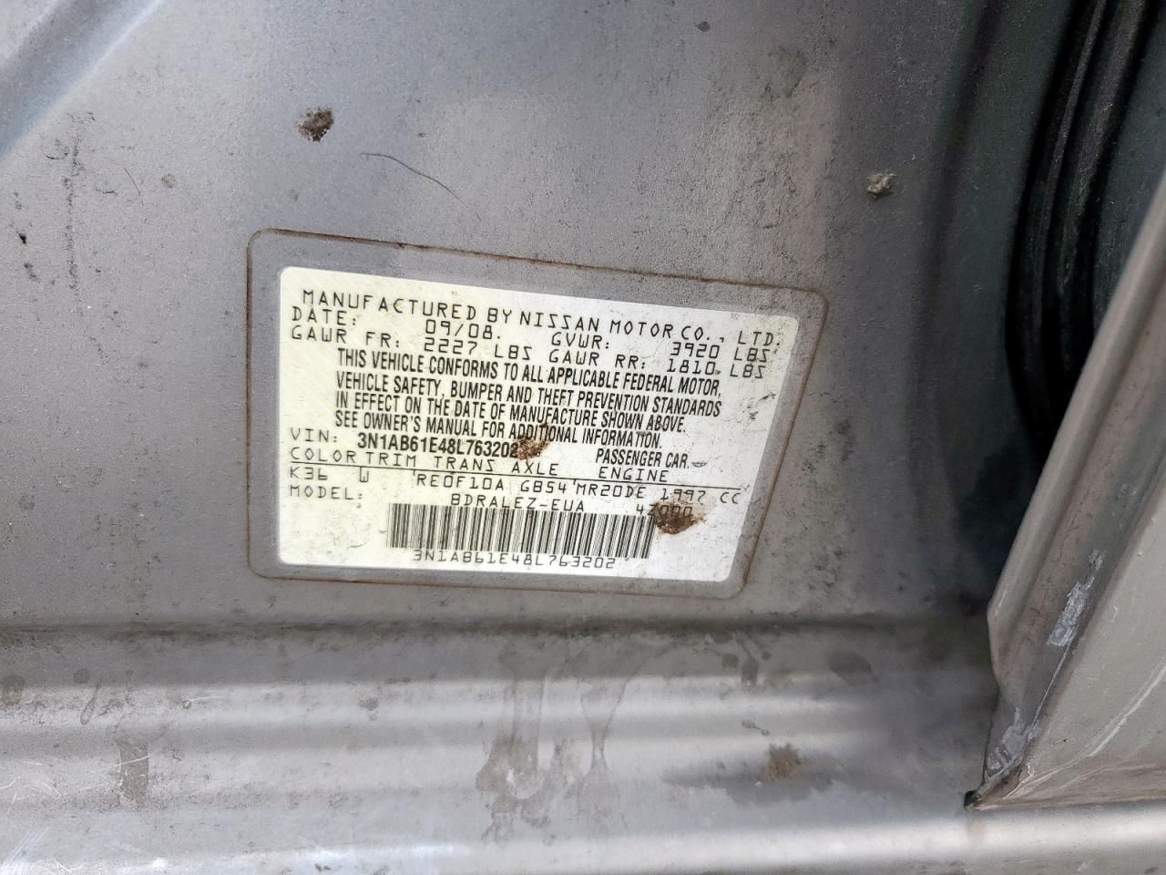 2008 Nissan Sentra 2.0