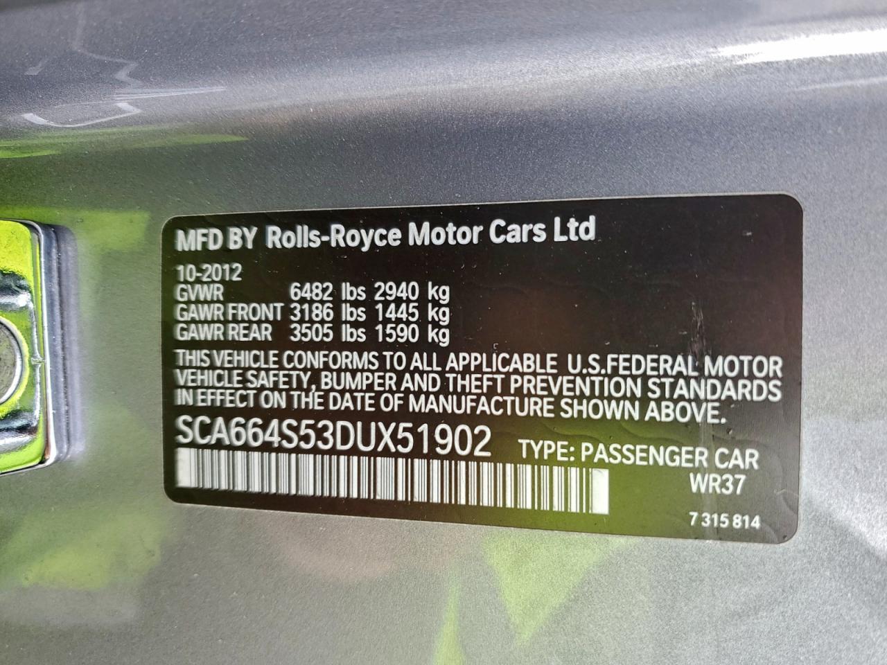 2013 Rolls-Royce Ghost