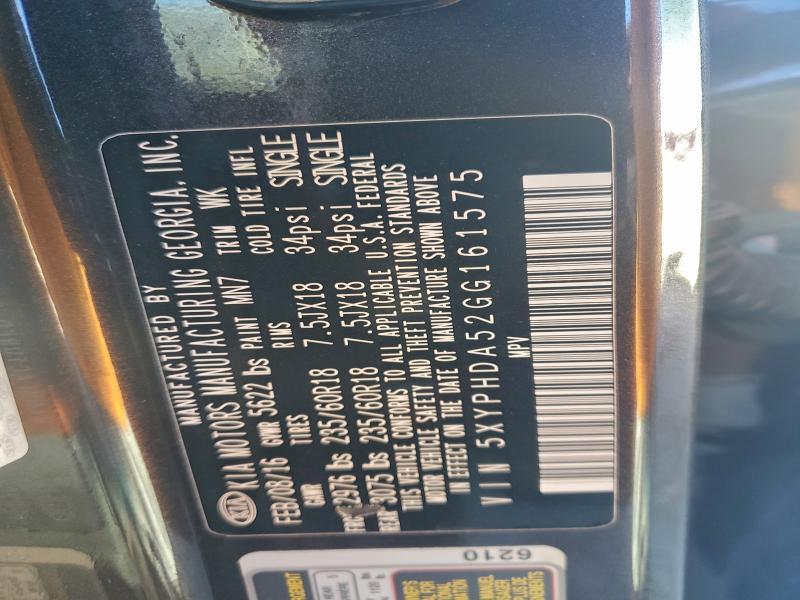 2016 KIA Sorento ex