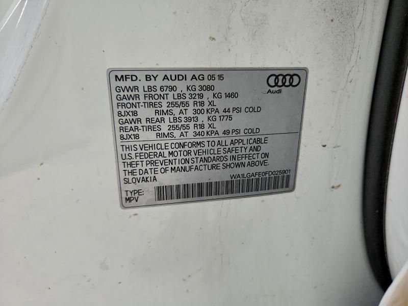 2015 Audi Q7 Premium Plus