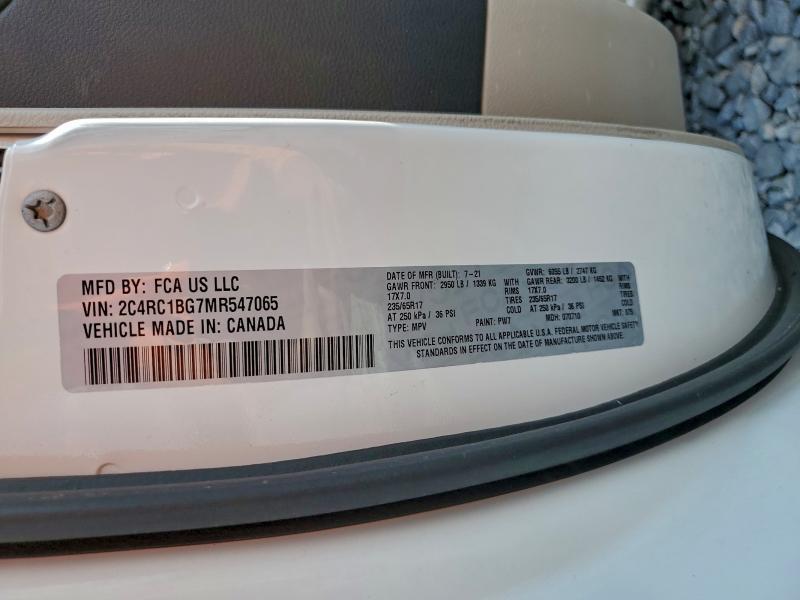 2021 Chrysler Pacifica Touring l