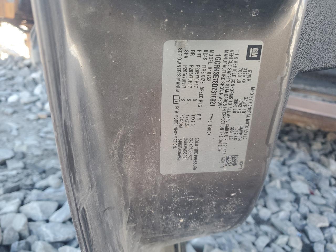 2013 Chevrolet Silverado K1500 lt