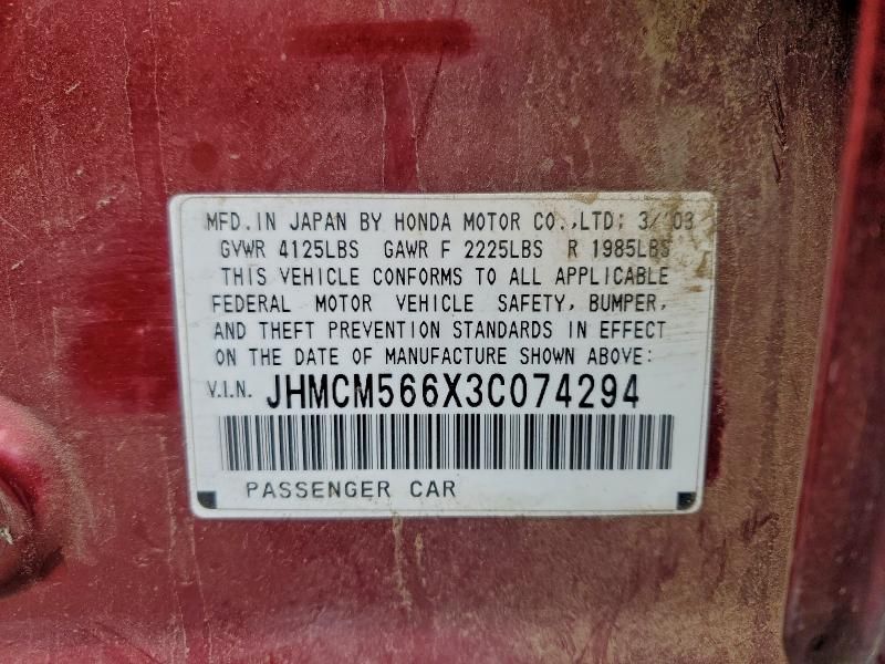 2003 Honda Accord ex