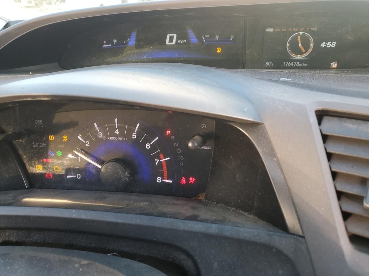 2012 Honda Civic Natural gas