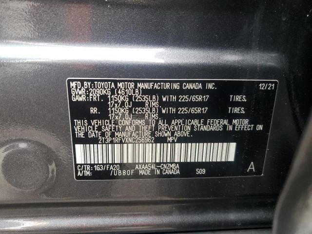 2022 Toyota Rav4 xle