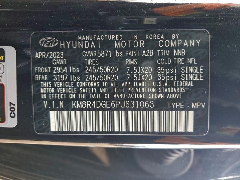 2023 Hyundai Palisade sel Premium