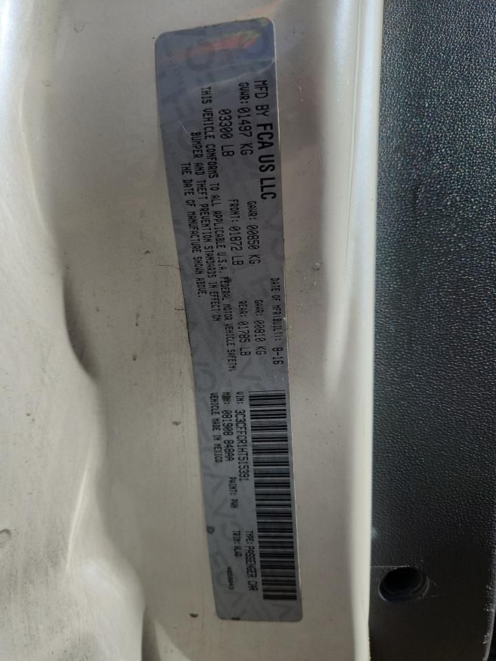 2017 Fiat 500 Lounge