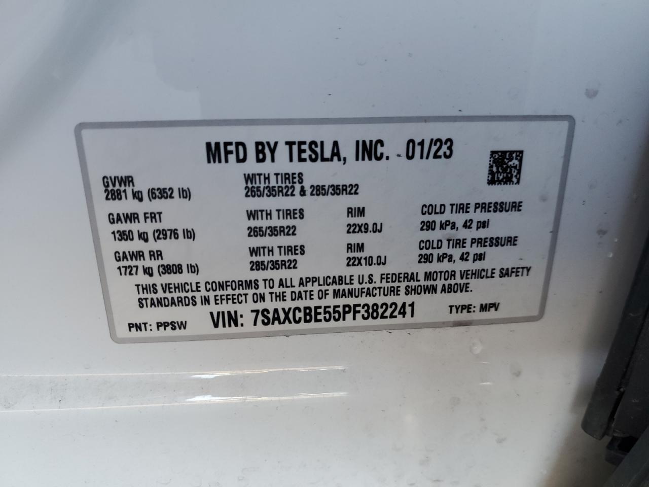2023 Tesla Model x