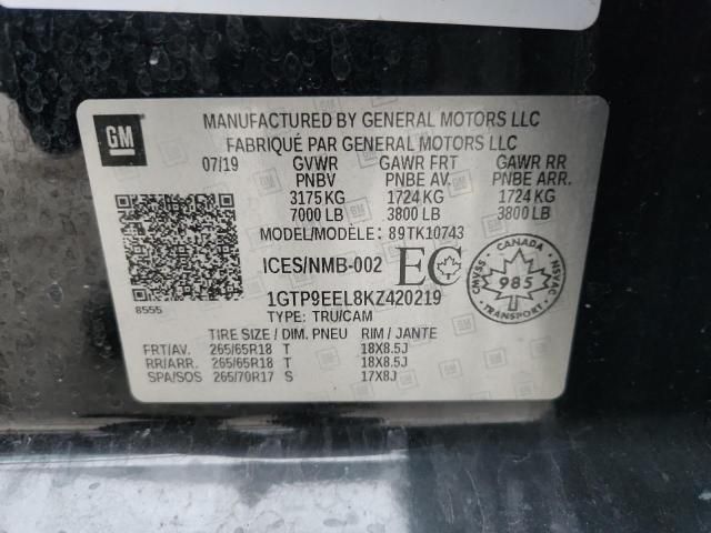 2019 GMC Sierra K1500 AT4