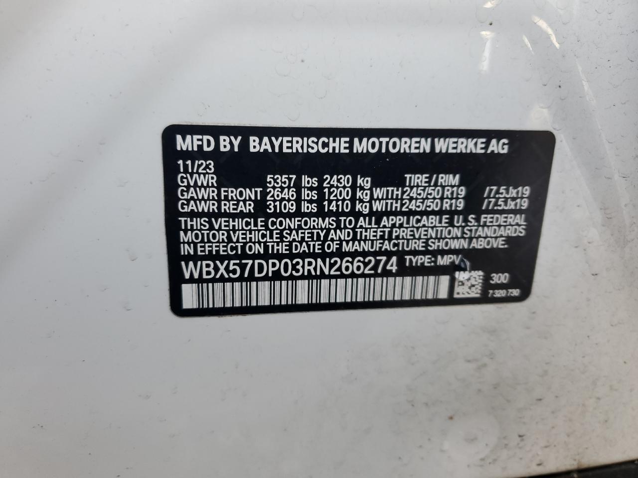 2024 BMW X3 Xdrive30i