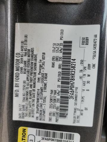 2017 Ford Fusion se