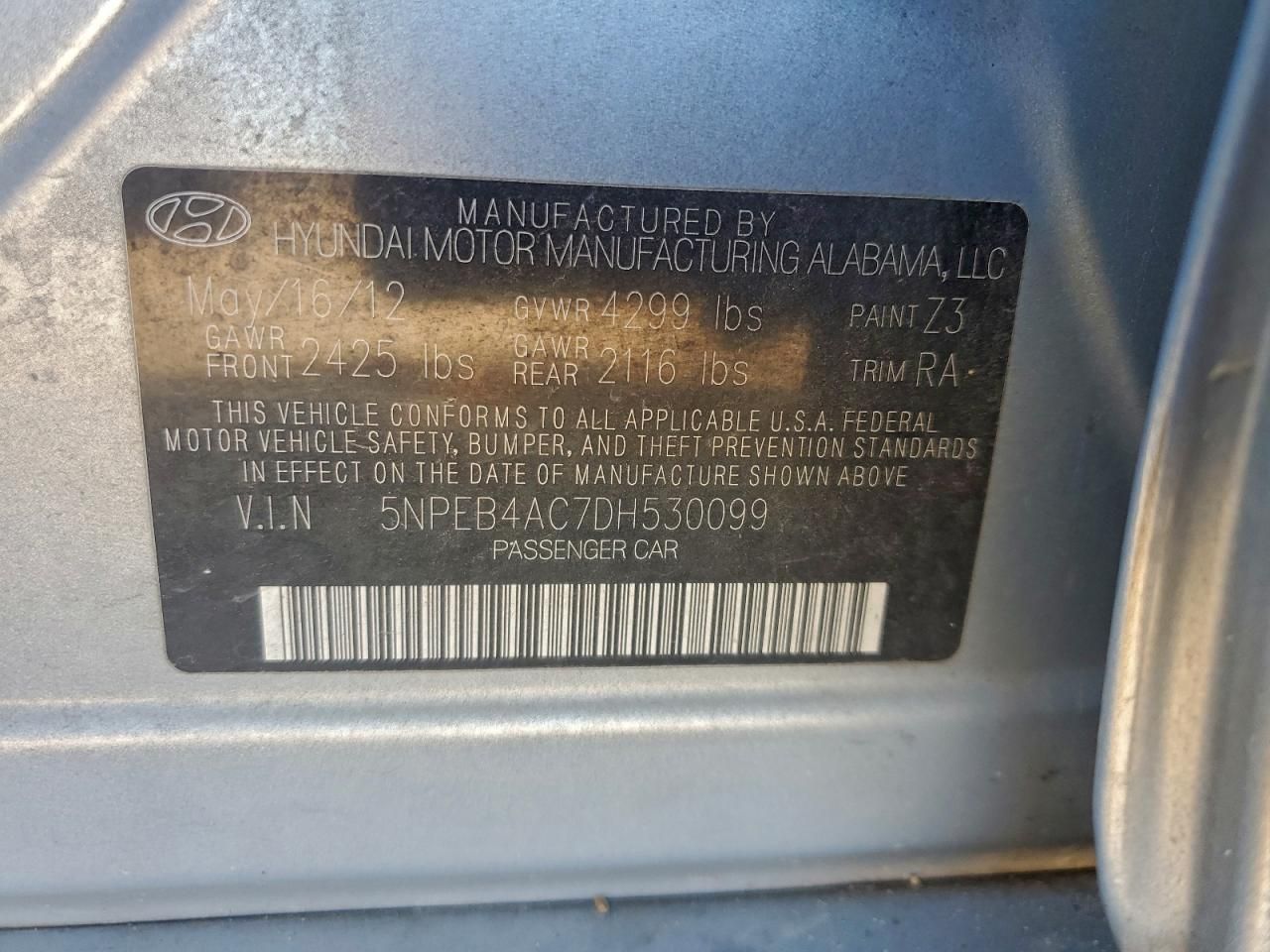 2013 Hyundai Sonata gls