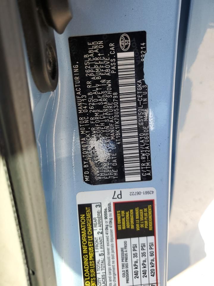 2013 Toyota Camry se