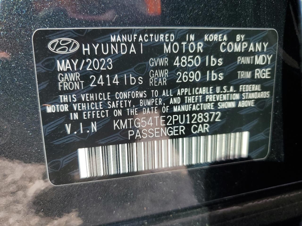 2023 Genesis G70 Base