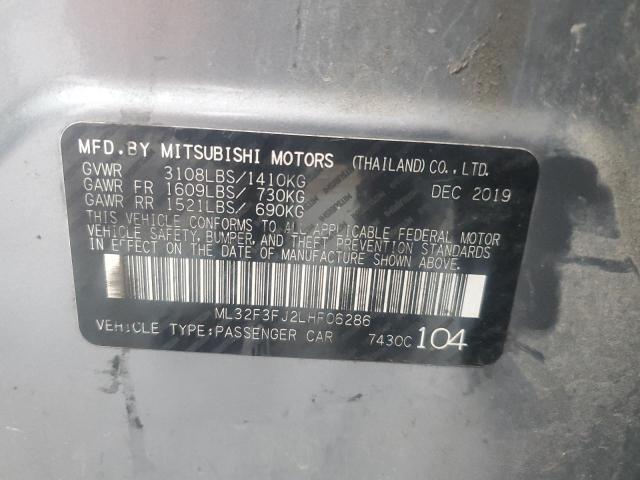 2020 Mitsubishi Mirage G4 es