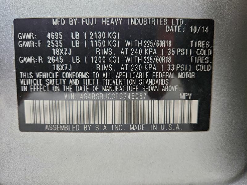 2015 Subaru Outback 2.5i Limited