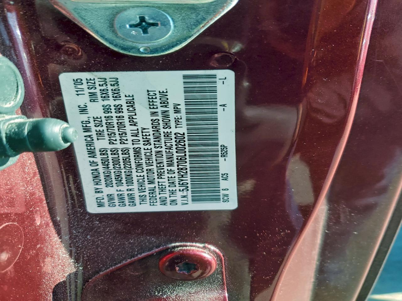 2006 Honda Element ex