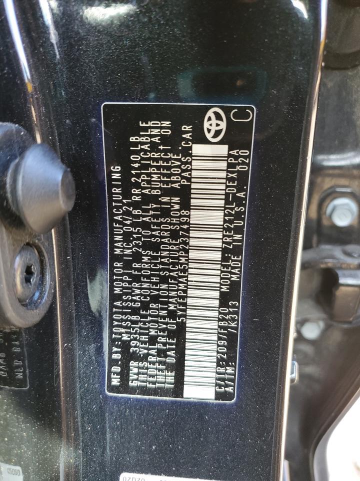 2021 Toyota Corolla le