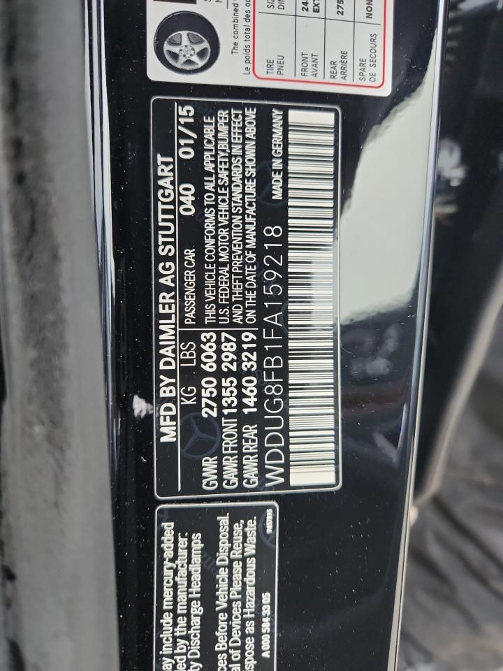 2015 Mercedes-Benz S 550 4matic