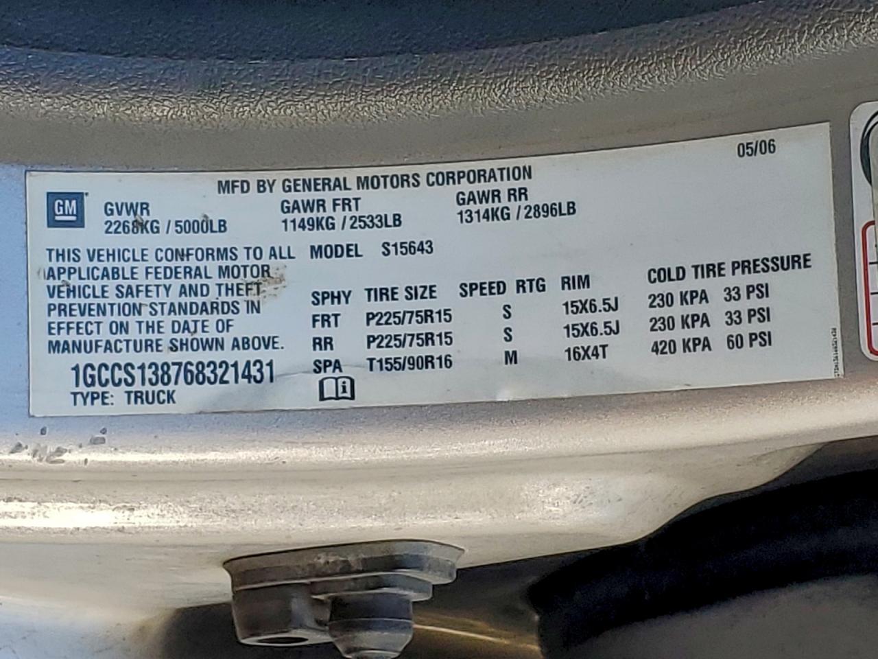 2006 Chevrolet Colorado