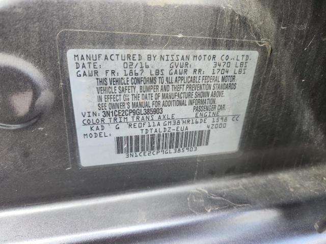 2016 Niss Versa Note s