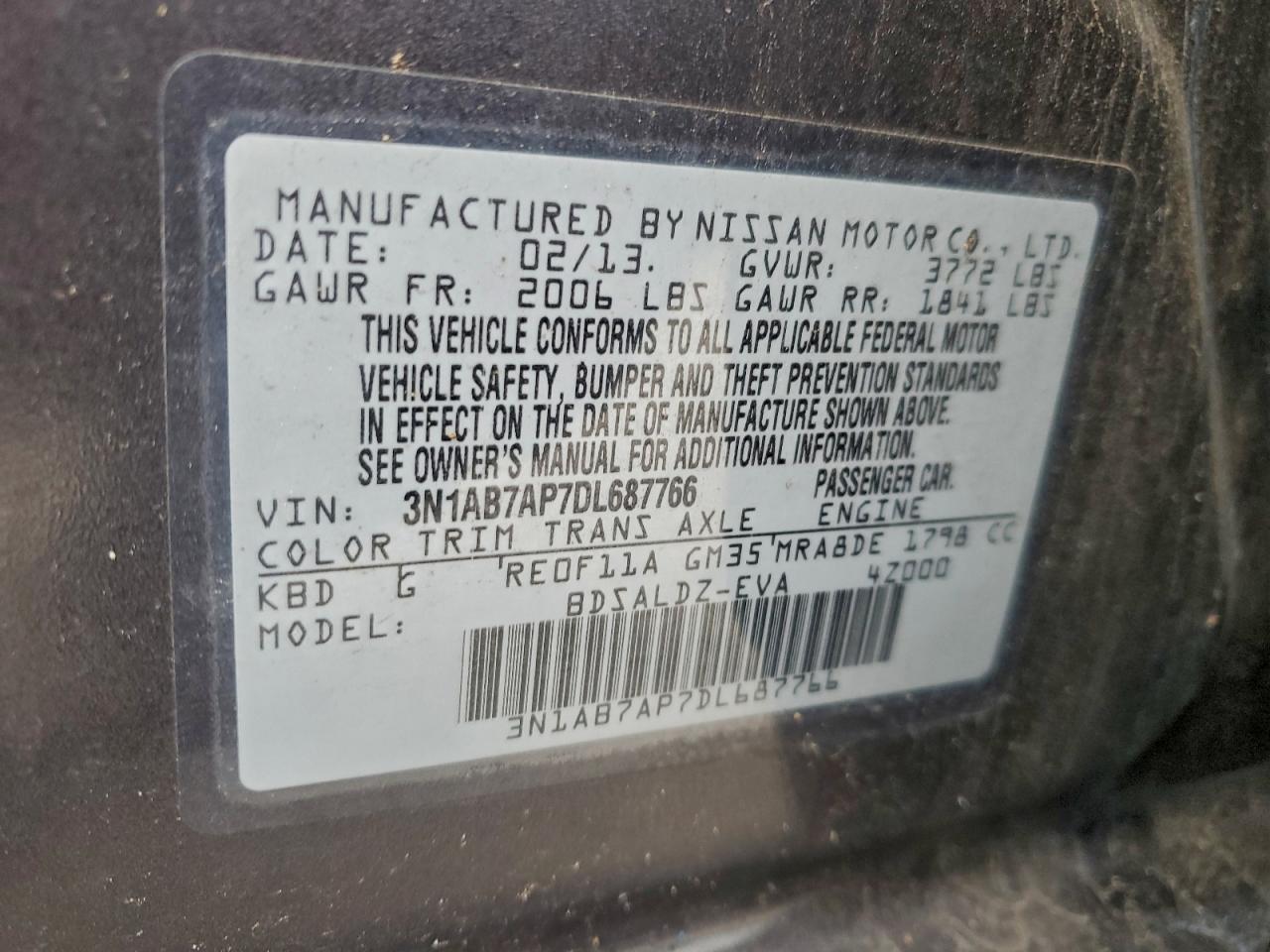 2013 Nissan Sentra s