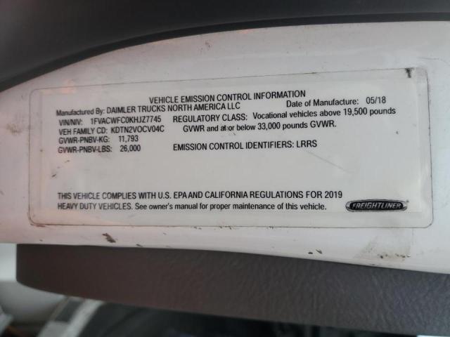 2019 Freigliner 2019 Freightliner Business Class M2 BOX Truck