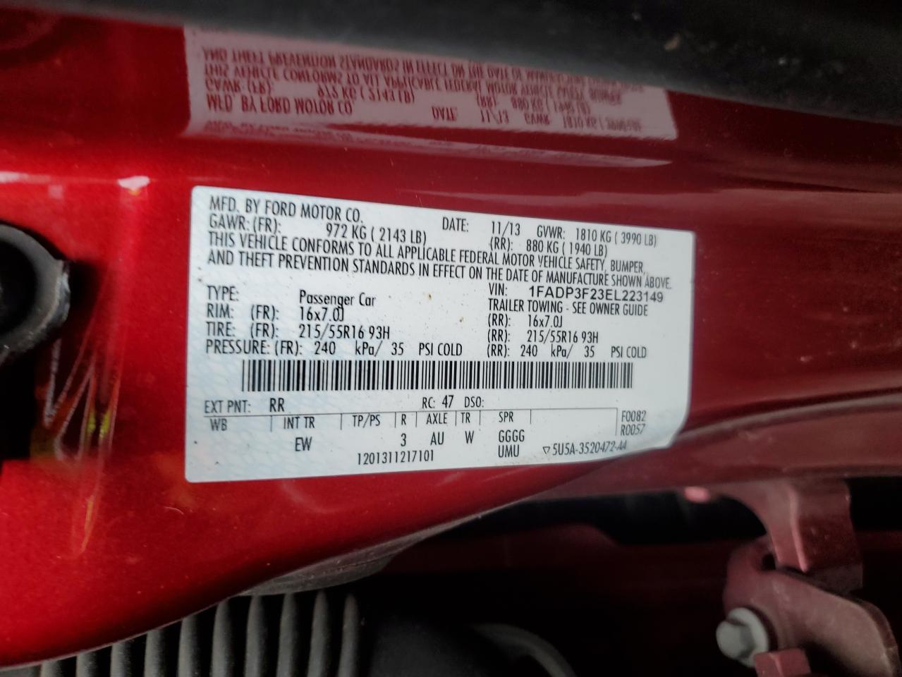 2014 Ford Focus se