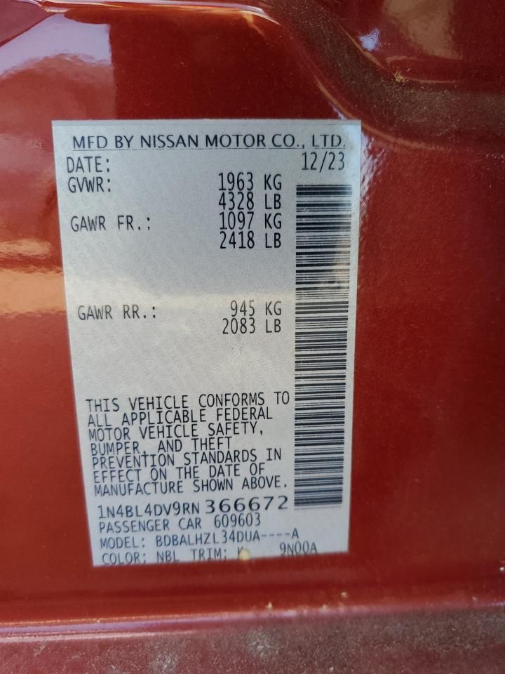 2024 Nissan Altima sv