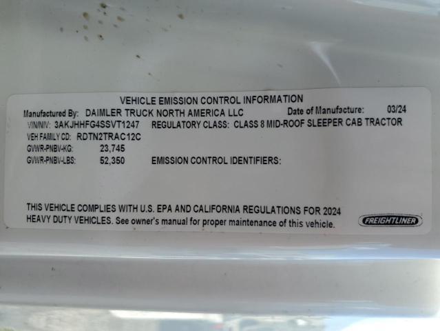 2025 Freigliner 2025 Freightliner Cascadia 126 Semi Truck