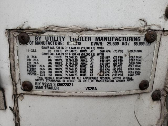 2019 Utility VS2RA Refrigerated Van Trailer