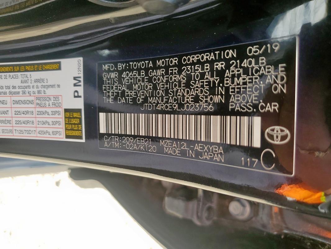 2020 Toyota Corolla xse