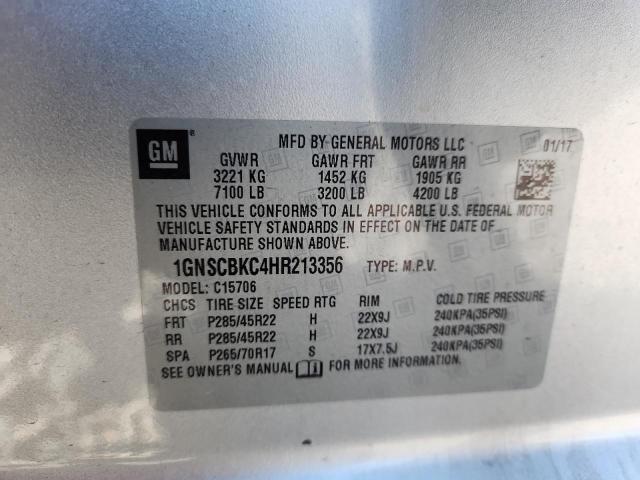 2017 Chevrolet Tahoe C1500 lt
