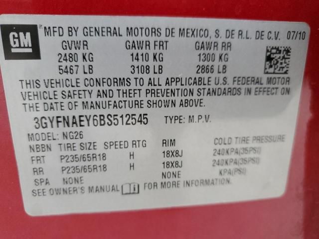 2011 Cadillac Srx Luxury Collection