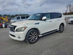 Vehiculos salvage en venta de Copart Dunn, NC: 2013 Infiniti Qx56