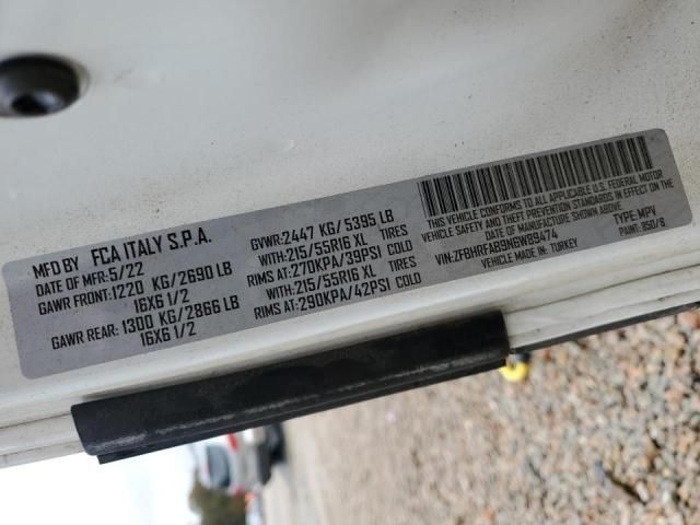 2022 Dodge Ram Promaster City Utility / Service van