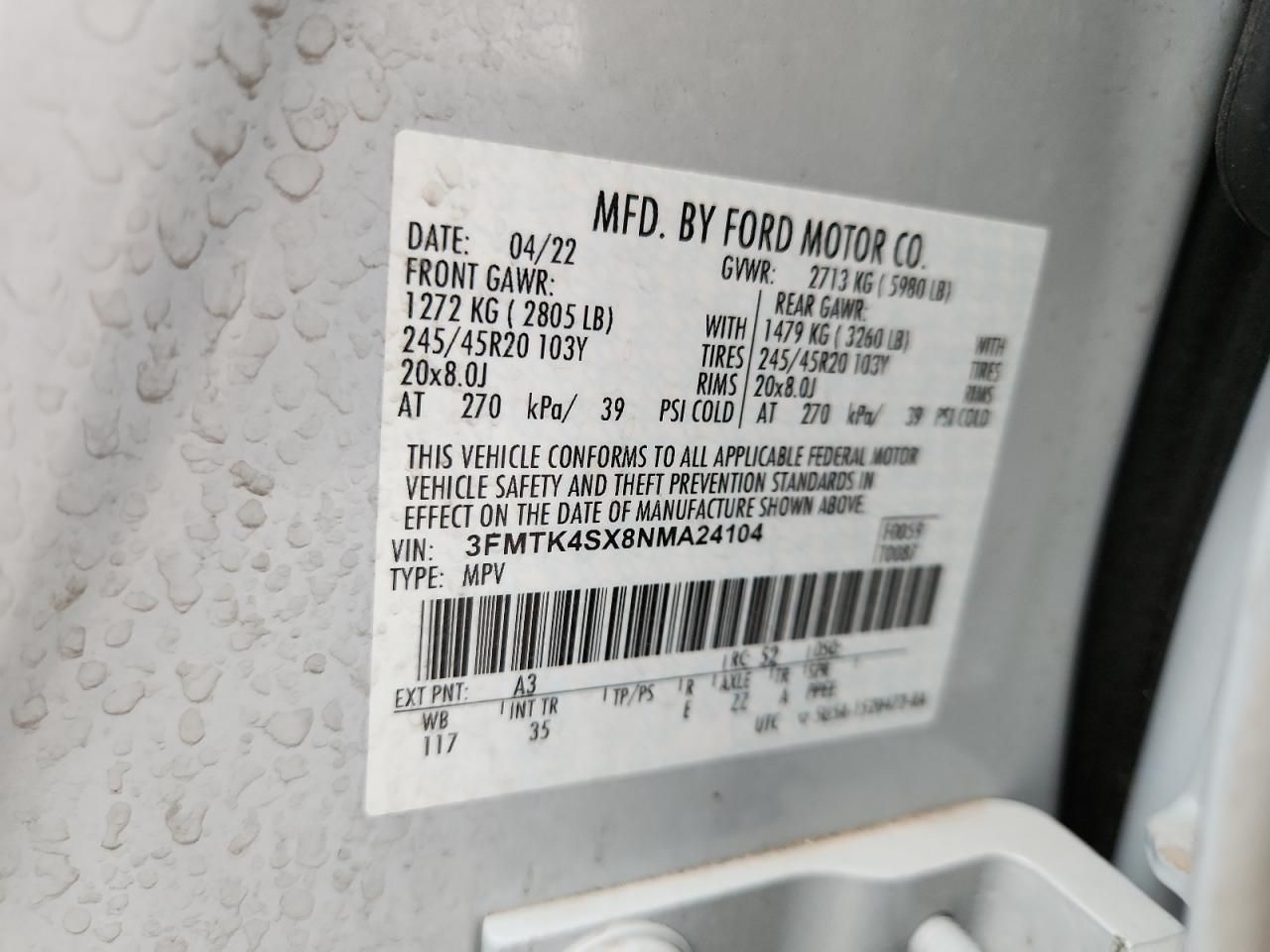 2022 Ford Mustang Mach-e gt