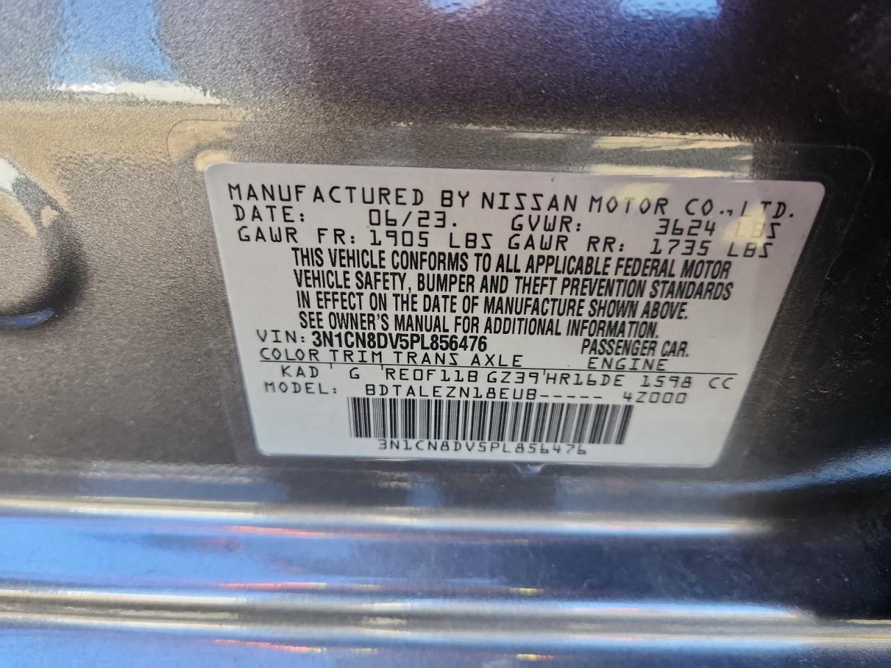 2023 Nissan Versa s