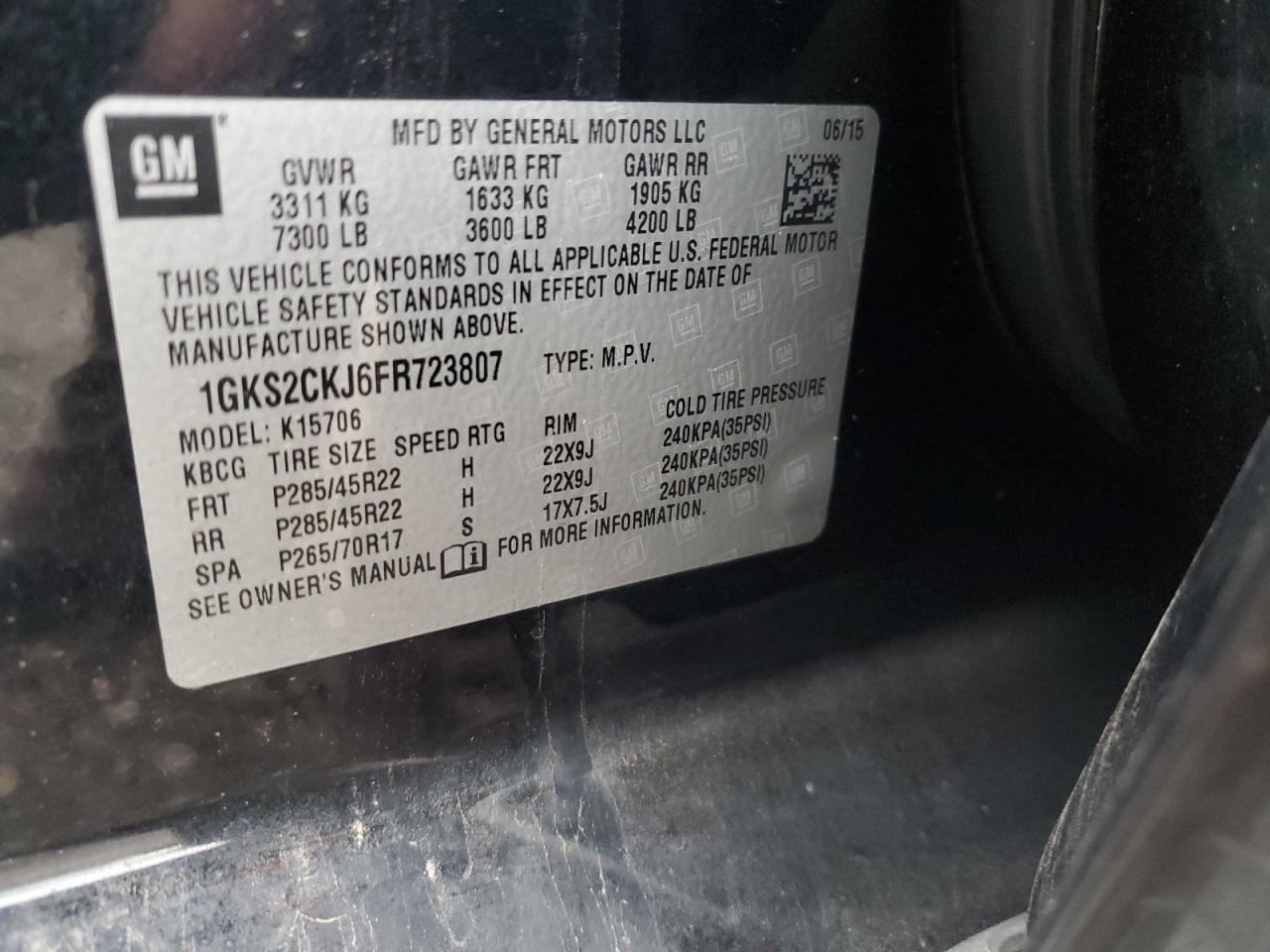 2015 GMC Yukon Denali