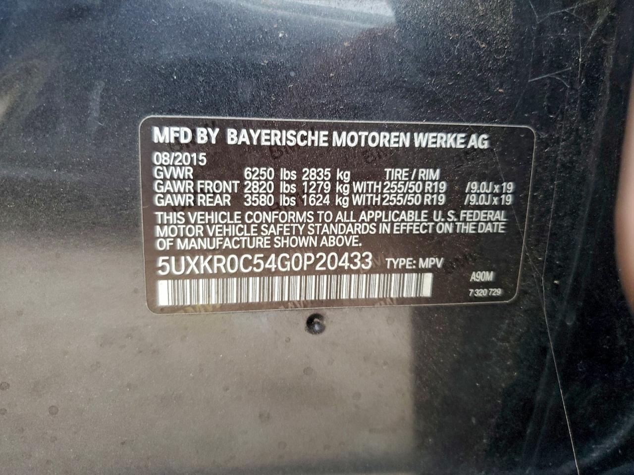 2016 BMW X5 Xdrive35i
