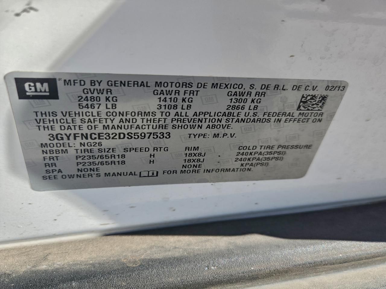 2013 Cadillac Srx Luxury Collection