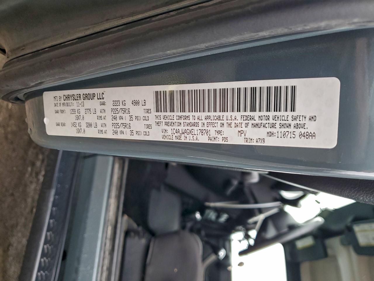 2014 Jeep Wrangler Sport