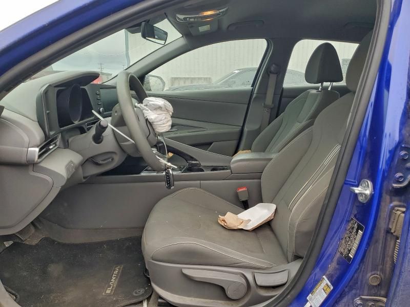 2022 Hyundai Elantra Hybrid Blue