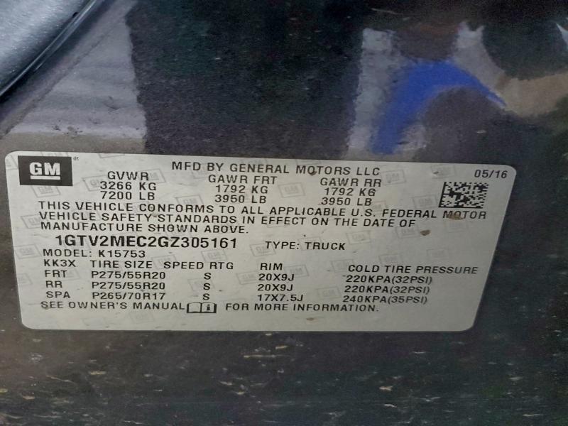 2016 GMC Sierra K1500 sle