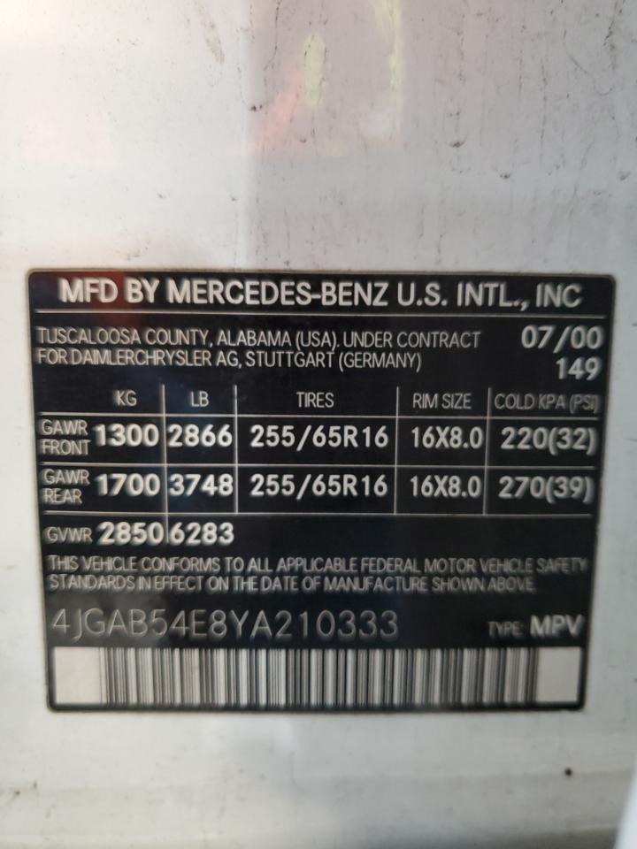 2000 Mercedes-Benz Ml 320